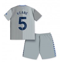 Dres Everton Michael Keane #5 Tretina pre deti 2023-24 Krátky Rukáv (+ trenírky)